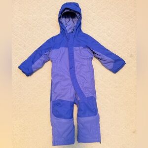 LL Bean Purple 3T Hooded Snowsuit